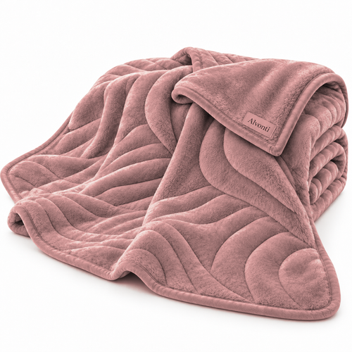 Cobertor Vorzelli Premium Rosa Blush – Luxo, Delicadeza e Conforto